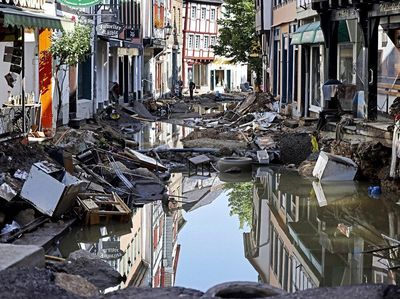 Potret Kerusakan Parah Akibat Banjir Bandang di Jerman