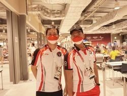 Tim Bulutangkis Indonesia Tiba di Desa Atlet Olimpiade 2020