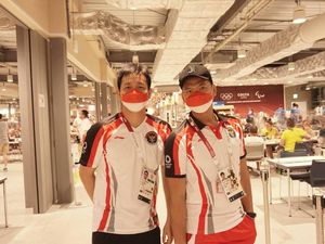 Tim Bulutangkis Indonesia Tiba di Desa Atlet Olimpiade 2020