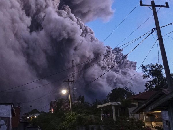Potret Terkini Dahsyatnya Erupsi Gunung Sinabung
