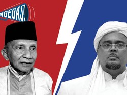 Amien Rais vs Habib Rizieq Soal Kasus Km 50