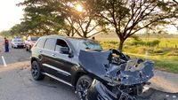 Penampakan Jeep Bos Garansindo Ringsek, Airbag Tak Keluar