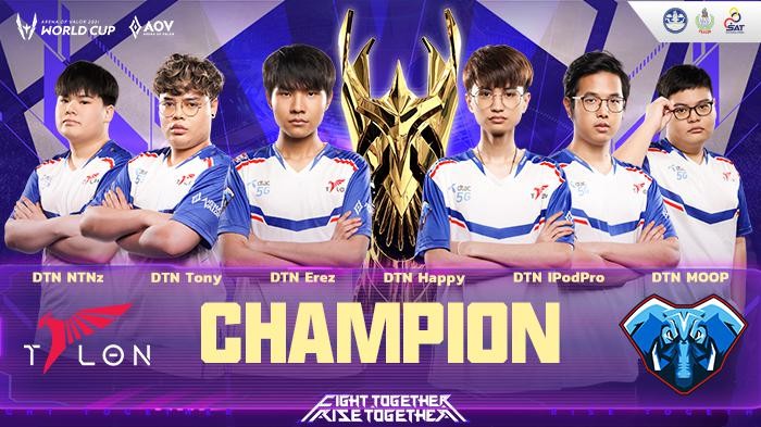 Kalahkan Chinese Taipei, DTAC Talon Juara Arena of Valor World Cup 2021