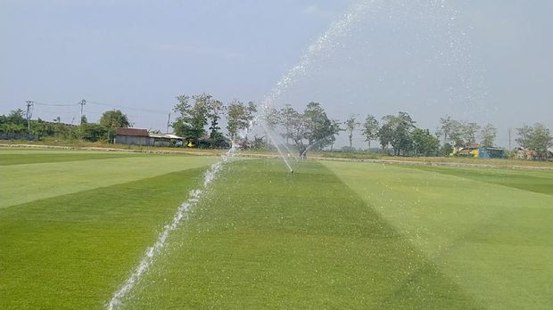 Lapangan Sepakbola di Desa Purwodadi, Pekalongan, Jateng