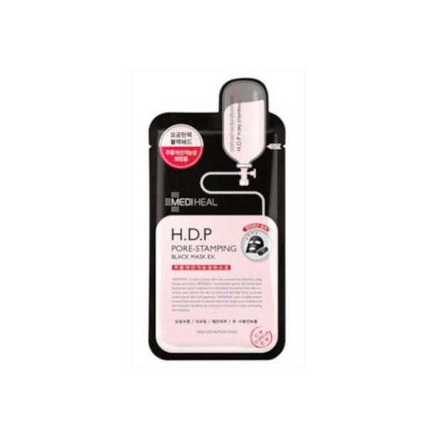 Mediheal H.D.P Pore-Stamping Black Mask EX /Foto : halodoc.com Mediheal H.D.P Pore-Stamping Black Mask EX /Foto : halodoc.com