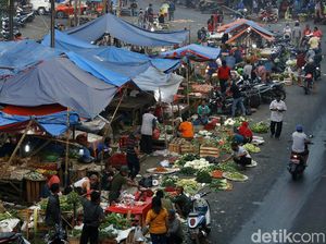 Potret Semrawutnya Pasar Cileungsi Bogor