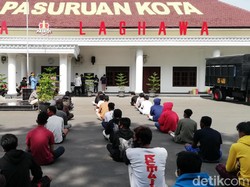 Polisi Tangkap Provokator Demo Tolak PPKM Darurat yang Ricuh di Kota Pasuruan