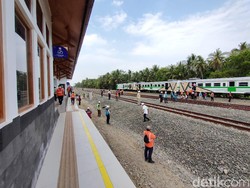 Jelang Operasional, Rel Bandara YIA Mulai Diuji Coba