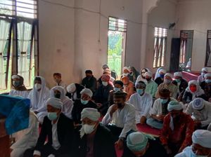 Momen Tarekat Naqsabandiyah Sumut Gelar Salat Idul Fitri Hari Ini