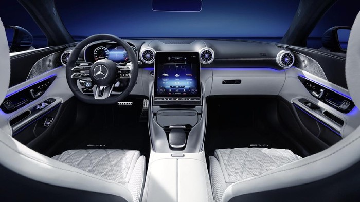 Tampilan interior New Mercedes-AMG SL