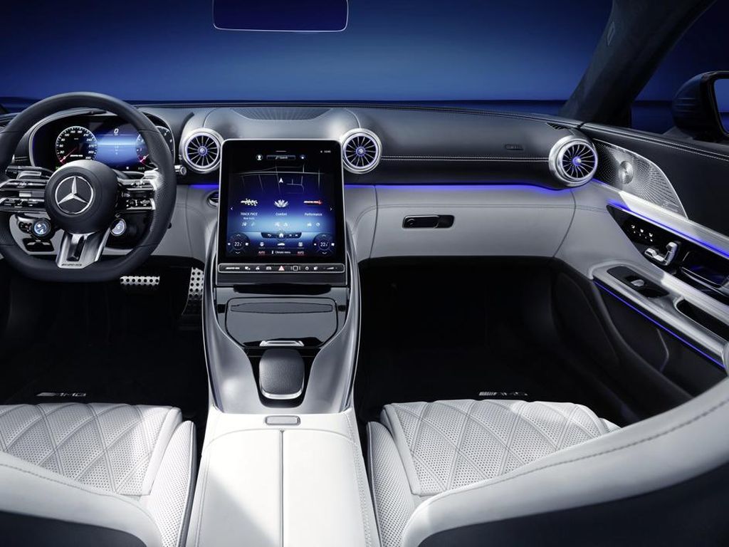 Canggih dan Mewah, Ini Tampilan Interior New Mercedes-AMG SL