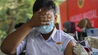 Vaksinasi Pelajar Sasar Siswa di Pekanbaru