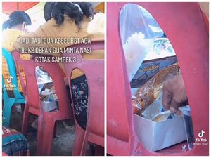 Duh! Emak-emak Ngeborong Nasi Kotak di Pesta Nikah Ini Jadi Sorotan