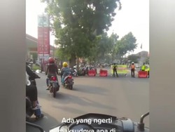 Viral Video Ramai Pengendara Hindari Penyekatan di Bogor, Begini Faktanya