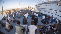 Potret Perayaan Idul Adha di KRI Bima Suci
