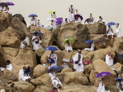 Potret Jemaah Haji saat Wukuf di Arafah