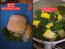 Hemat! Ibu Ini Buktikan Hanya Habiskan Rp 10 ribuan untuk Sekali Masak