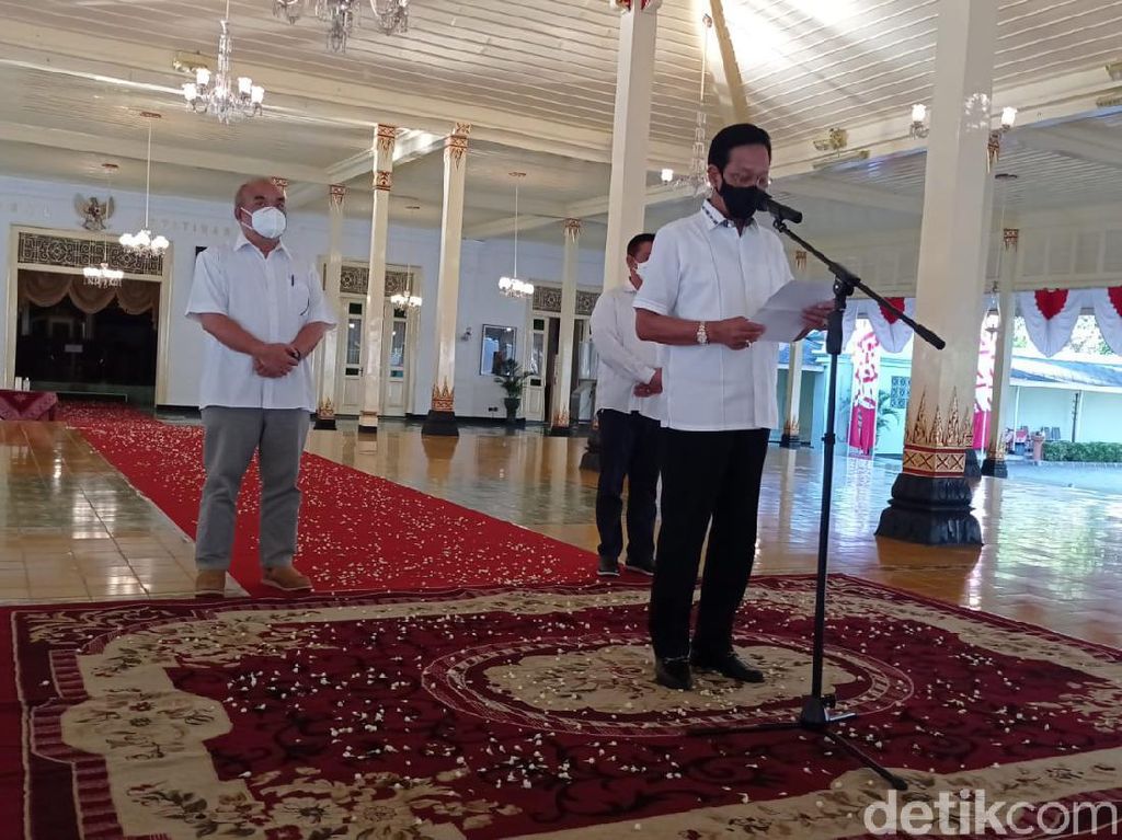Sultan Yogya Siapkan Bansos PPKM: Refocusing APBD-Danais Sultan Yogya Siapkan Bansos PPKM: Refocusing APBD-Danais