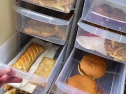 Wanita Ini Simpan Makanan Siap Saji 2 Tahun, Ada Burger dan Pizza