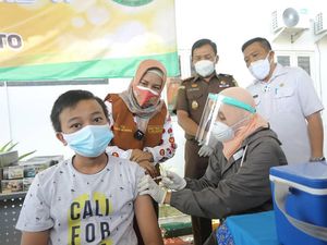 Lampaui Daerah Lain di Jatim, Vaksinasi Kota Mojokerto Sentuh 86,50%