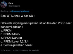 8 Plesetan PPKM ala Netizen Indonesia Ini Kocak Abis, Bikin Bosan Jadi Hilang