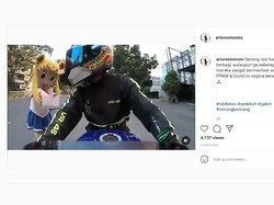 Mantap Euy! Bikers Bandung Bagi-bagi Uang ke Warga Saat PPKM