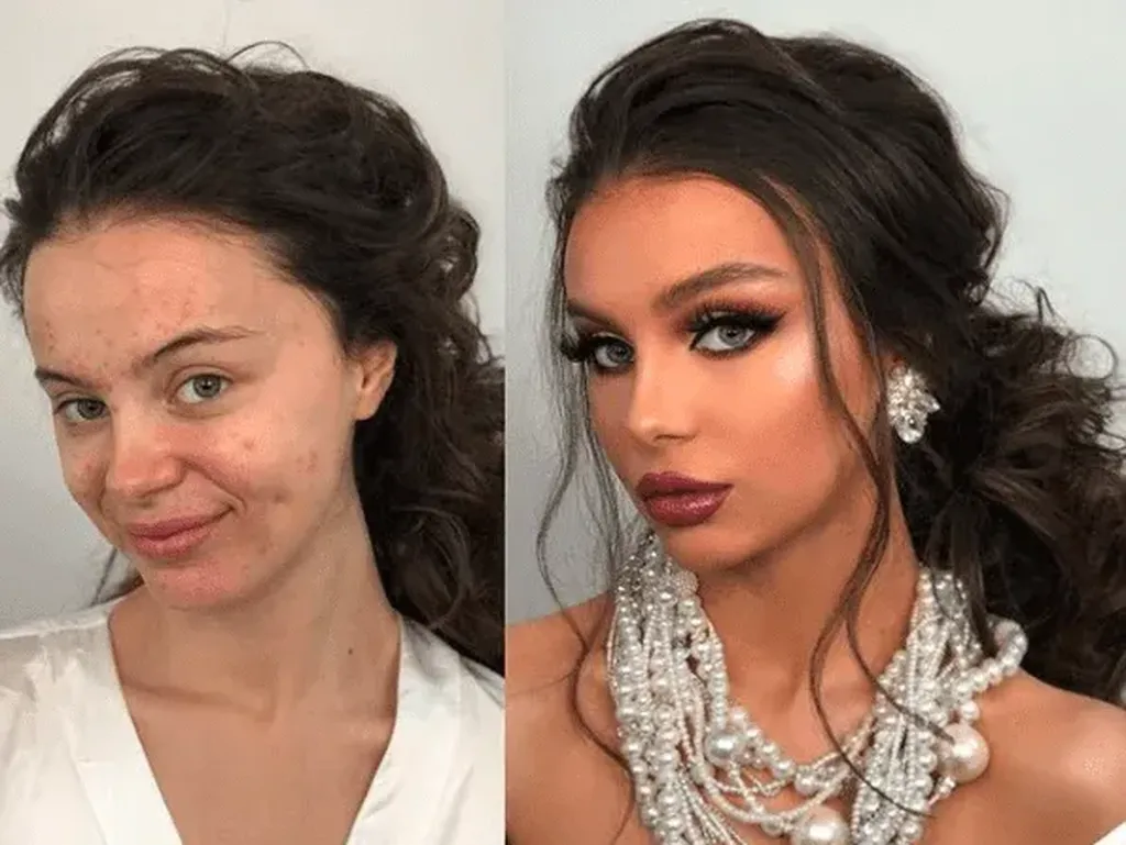 8 Foto Before After Make up Pengantin yang Bikin Kamu Shock