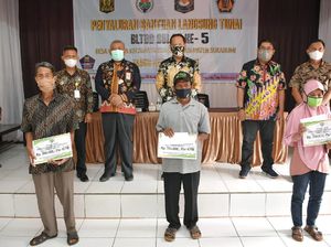 Kemendes Pantau Langsung Penyaluran BLT Dana Desa di Sukabumi