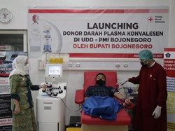 Penyintas di Bojonegoro Yuk Donor! PMI Kini Punya Mesin Plasma Konvalesen