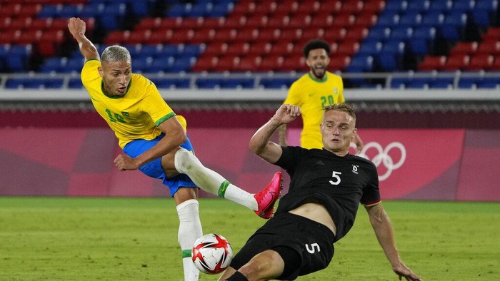 Hasil Sepakbola Olimpiade Tokyo 2020 Richarlison 3 Gol Brasil Sikat Jerman