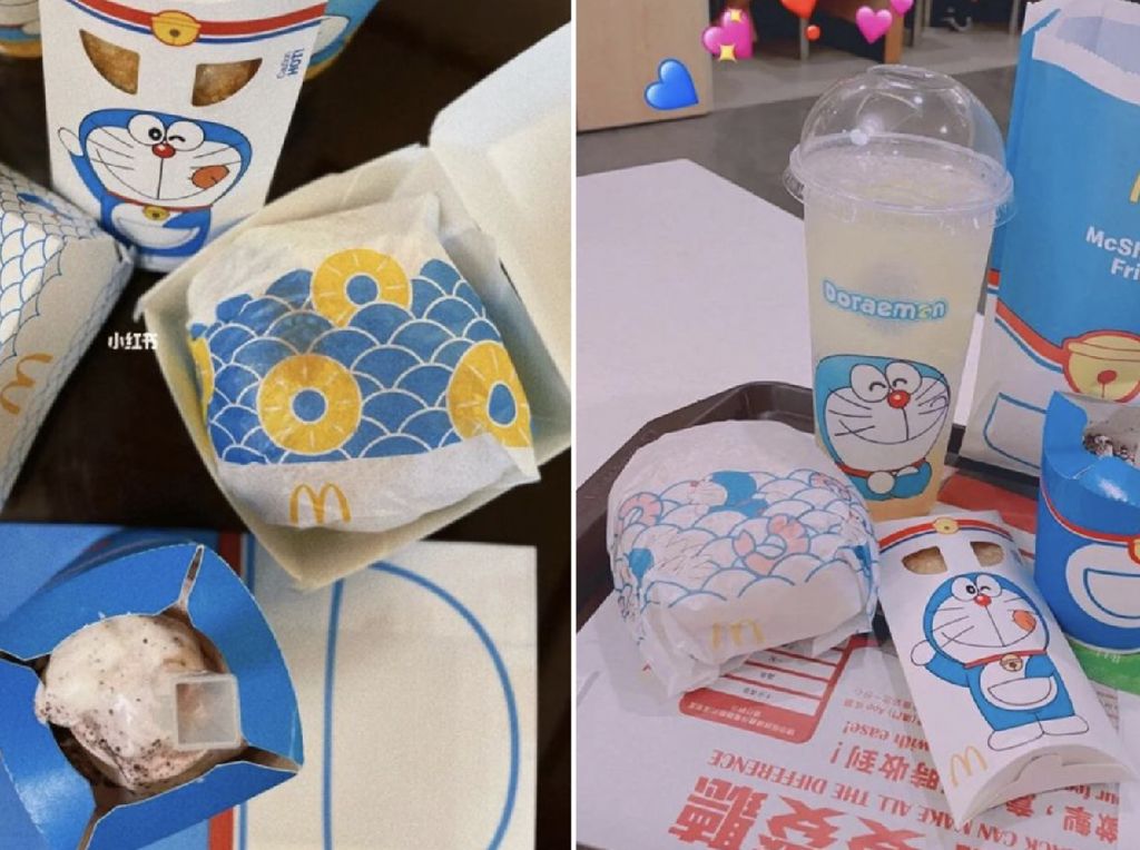 Bukan BTS Meal, Ini Doraemon Meals McD yang Menggemaskan