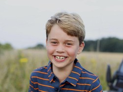 Gaya Sederhana Pangeran George Ultah ke-8, Pakai Baju Rp 198 Ribu