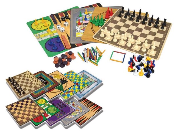 Permainan klasik catur, ludo, ular tangga, dan sebagainya.