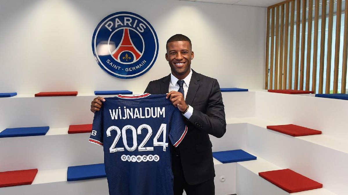 Georginio Wijnaldum resmi diperkenalkan PSG. (Foto: dok. Paris Saint-Germain)