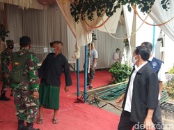 Satgas Banyuwangi Bongkar Tenda Resepsi yang Nekat Digelar Saat PPKM Level 3-4