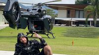 Lihat dari Dekat Helikopter Rp 222 Miliar Milik Neymar