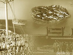 Getir Jemaah Haji Karantina di Pulau Onrust