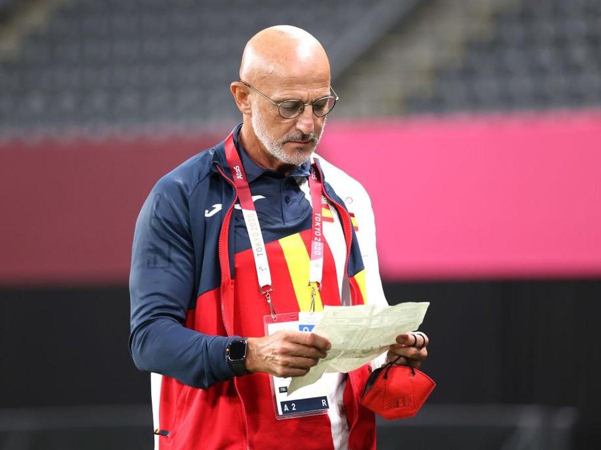 Pelatih Spanyol, Luis de la Fuente, sudah tahu menaklukkan Mesir bakal sulit. (Foto: Getty Images/Masashi Hara)