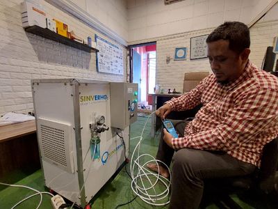 Salut! Atasi Kelangkaan Oksigen, Pria Asal Cimahi Buat Alat Oxygen Maker