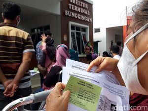 Pedagang Pasar di Boyolali Jalani Vaksinasi COVID-19