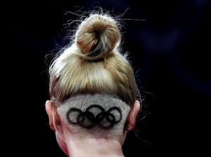 Saat Tubuh Para Atlet Dunia Dihiasi Logo Olimpiade