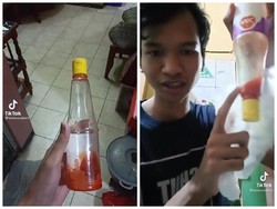 Praktis! Ini Cara Tuang Sisa Saus Botolan Pakai Kantong Kresek