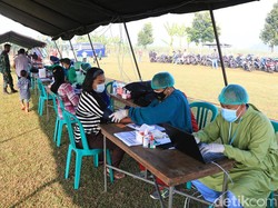 Gelar Vaksinasi, Lanud Abdulrachman Saleh Vaksin 650 Warga Malang