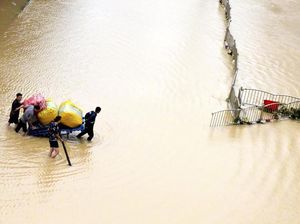 Korban Jiwa Akibat Banjir Parah di China Bertambah Jadi 33 Orang