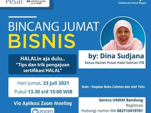 UMKM Bisa Ikut, bank bjb Gelar Webinar Cara Ajukan Sertifikasi Halal
