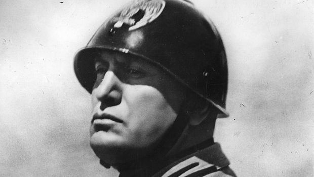 Benito Mussolini (1883 - 1945) the Italian dictator in 1934.    (Photo by Topical Press Agency/Getty Images)