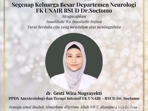 Duka Mendalam, Dokter PPDS Unair Berpulang Terpapar COVID-19 saat Hamil Duka Mendalam, Dokter PPDS Unair Berpulang Terpapar COVID-19 saat Hamil