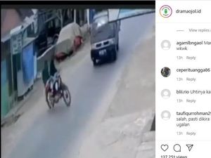 Duh! Ukhti Nyelonong Keluar Gang Bikin Mobil Pikap Ngepot, Netizen: Mirip Fast & Furious