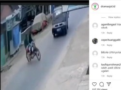 Duh! Ukhti Nyelonong Keluar Gang Bikin Mobil Pikap Ngepot, Netizen: Mirip Fast & Furious