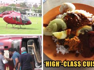 Wow! Helikopter Mendarat di Restoran Demi Ambil 36 Bungkus Nasi Ganja